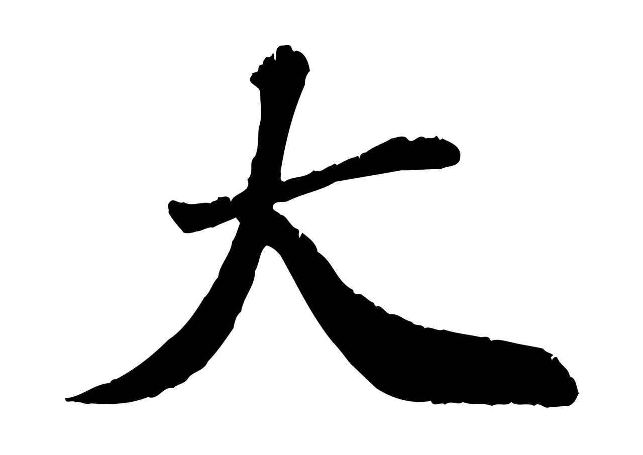 翟汝文「大」字书法图片