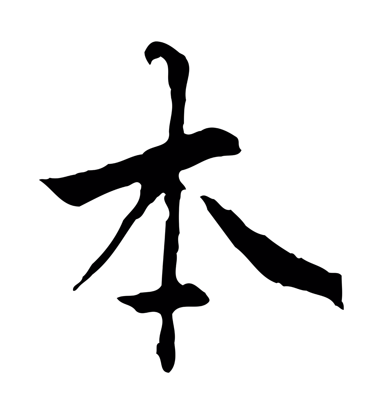 祝允明「本」字书法图片