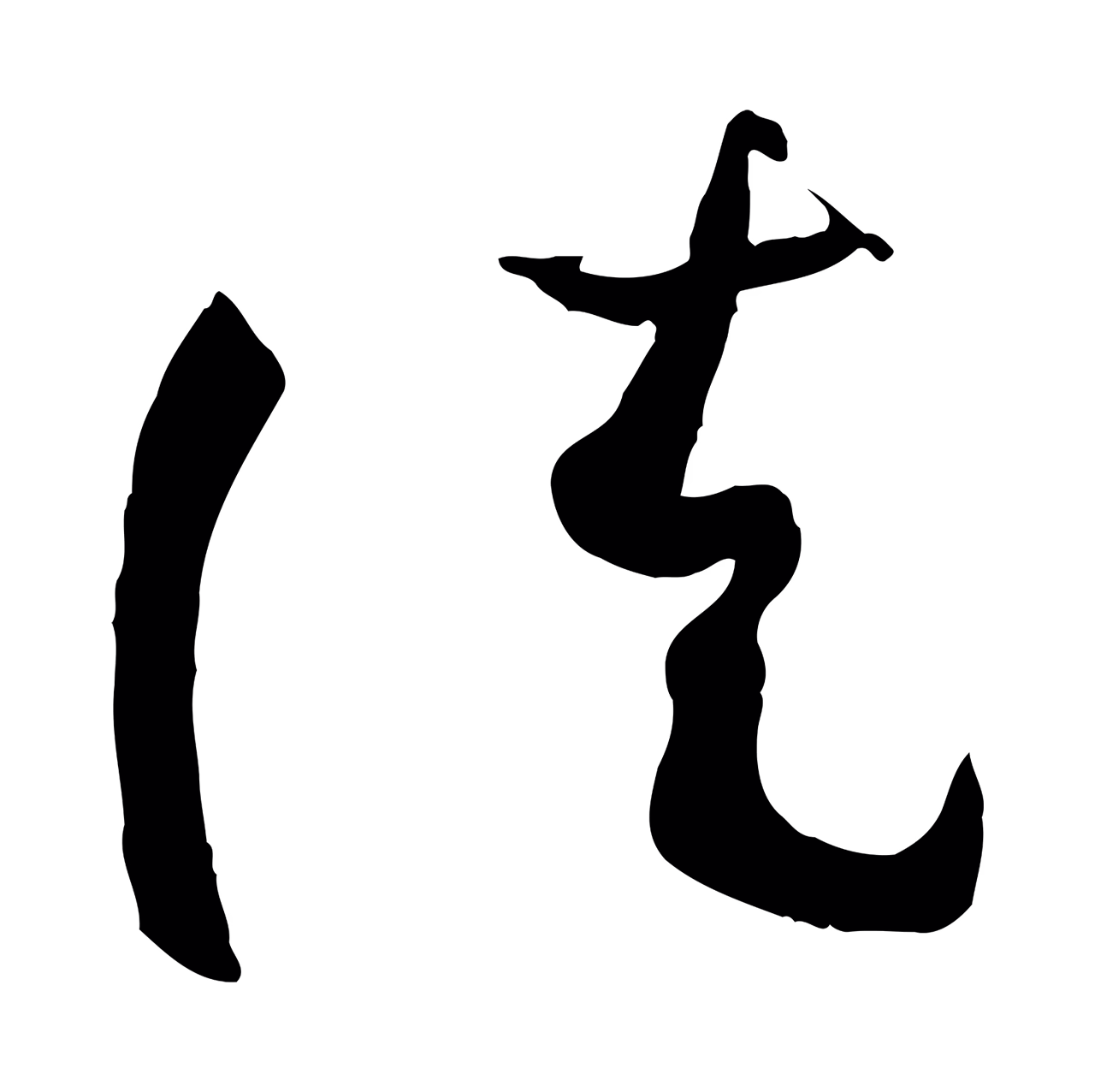 孙过庭「徒」字书法图片