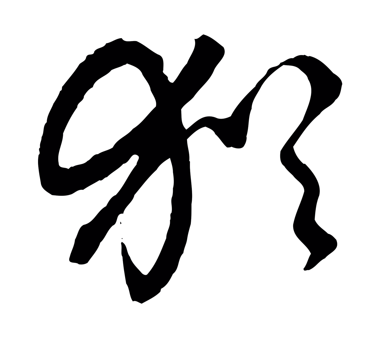 赵孟頫「猶」字书法图片