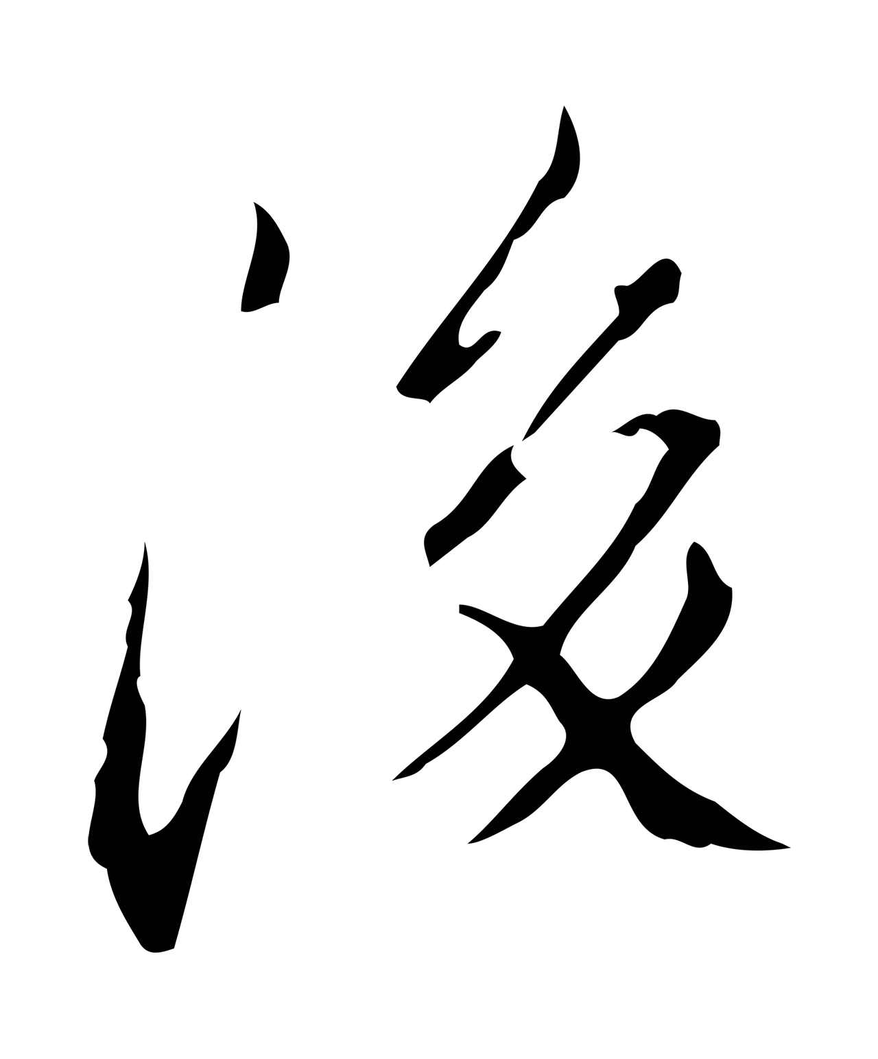 文徵明「後」字书法图片