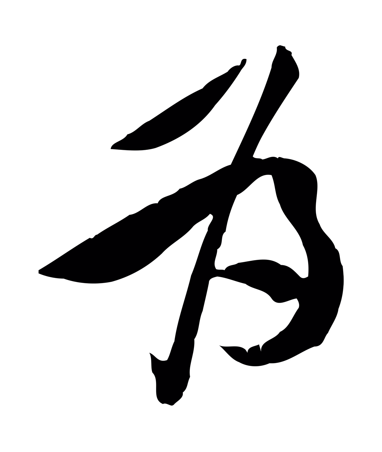 黄庭坚「為」字书法图片