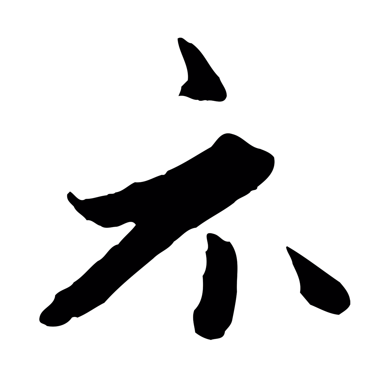 赵孟頫「示」字书法图片