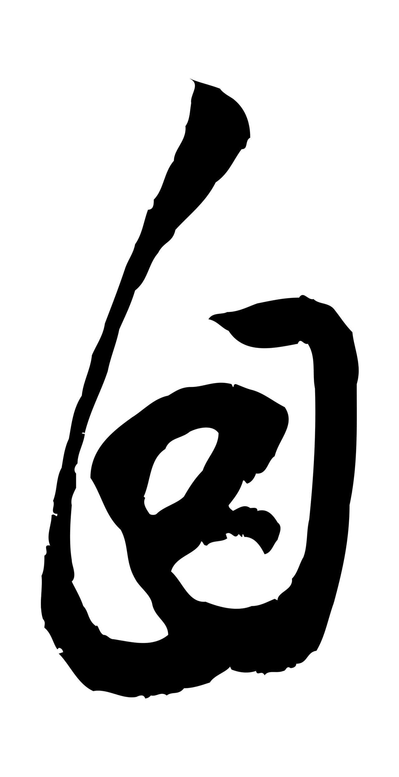 赵孟頫「自」字书法图片