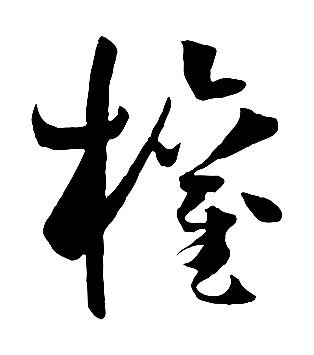 孙过庭「權」字书法图片
