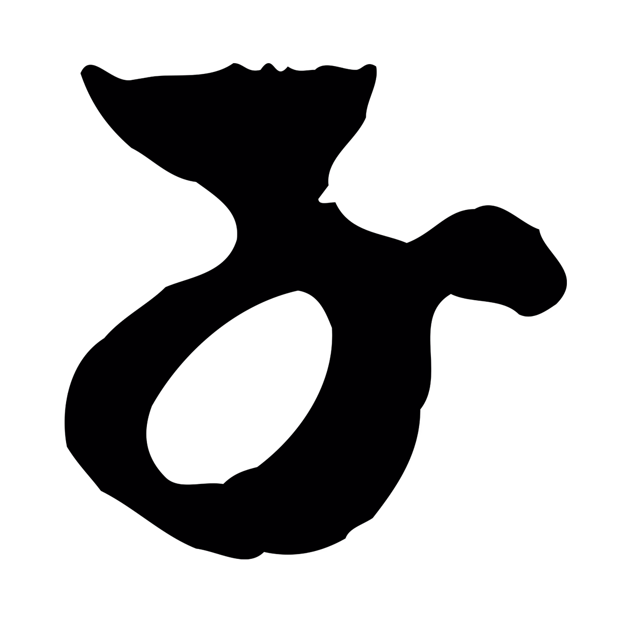 赵孟頫「子」字书法图片