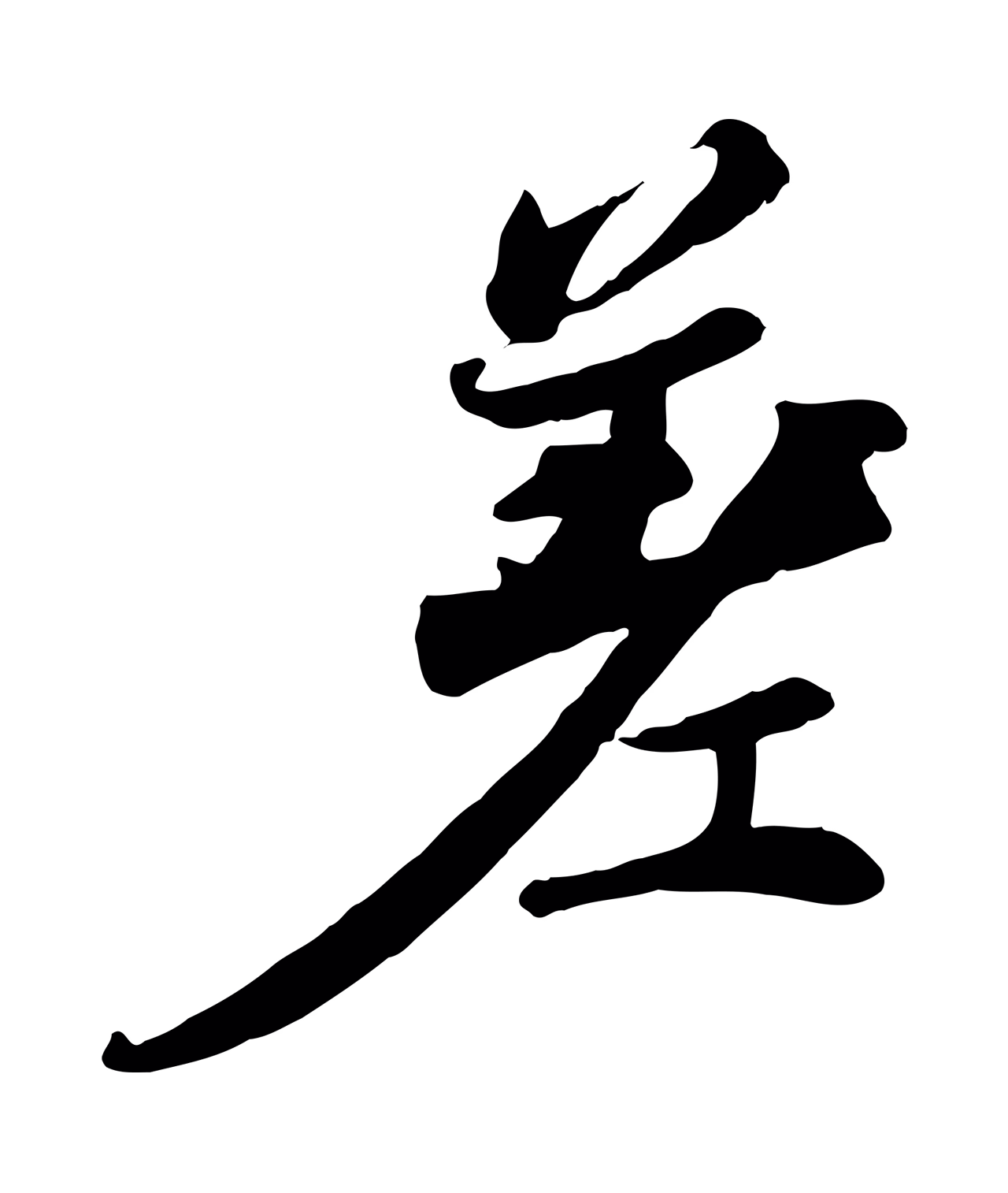苏轼「差」字书法图片