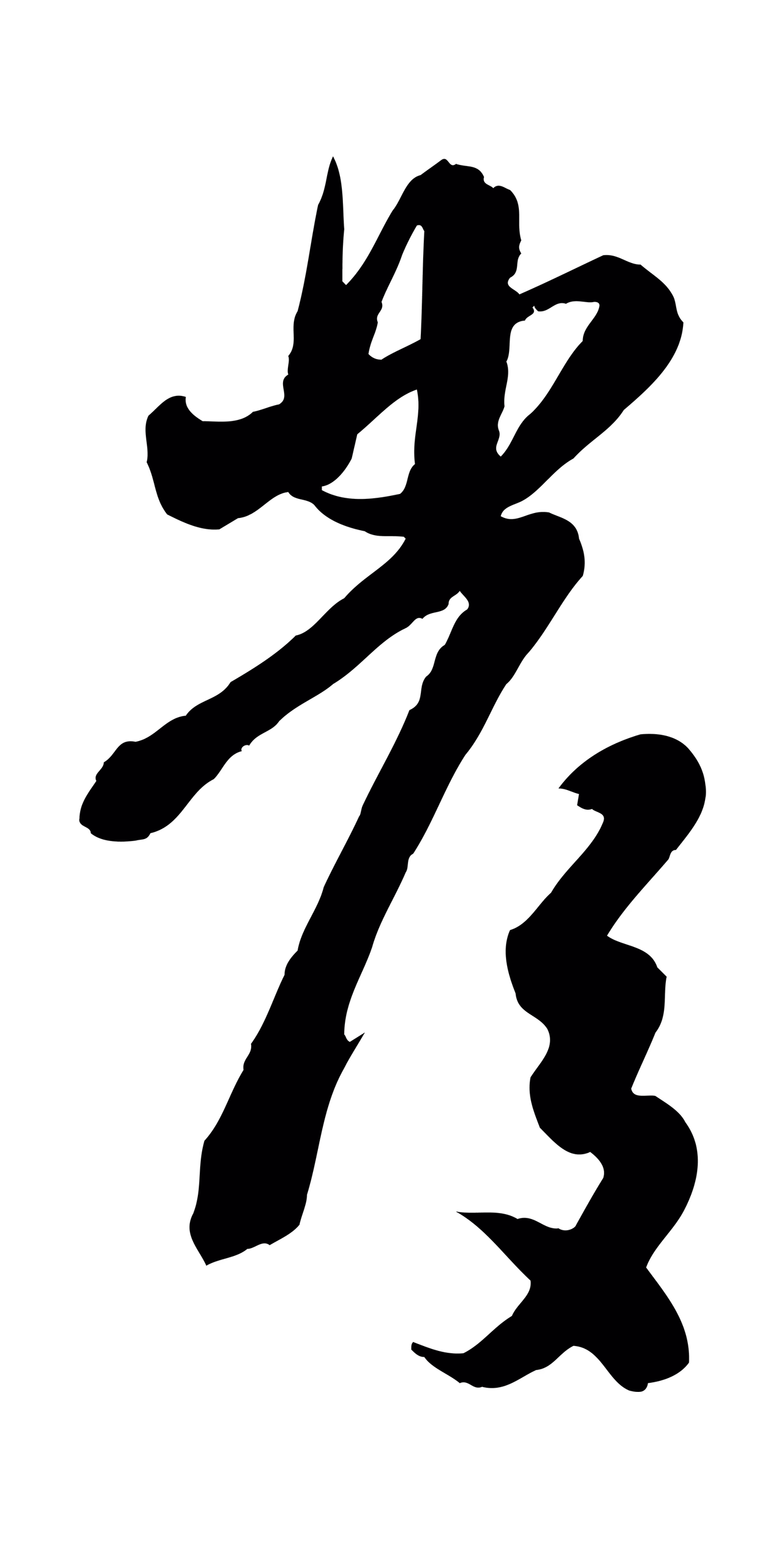 赵孟頫「發」字书法图片