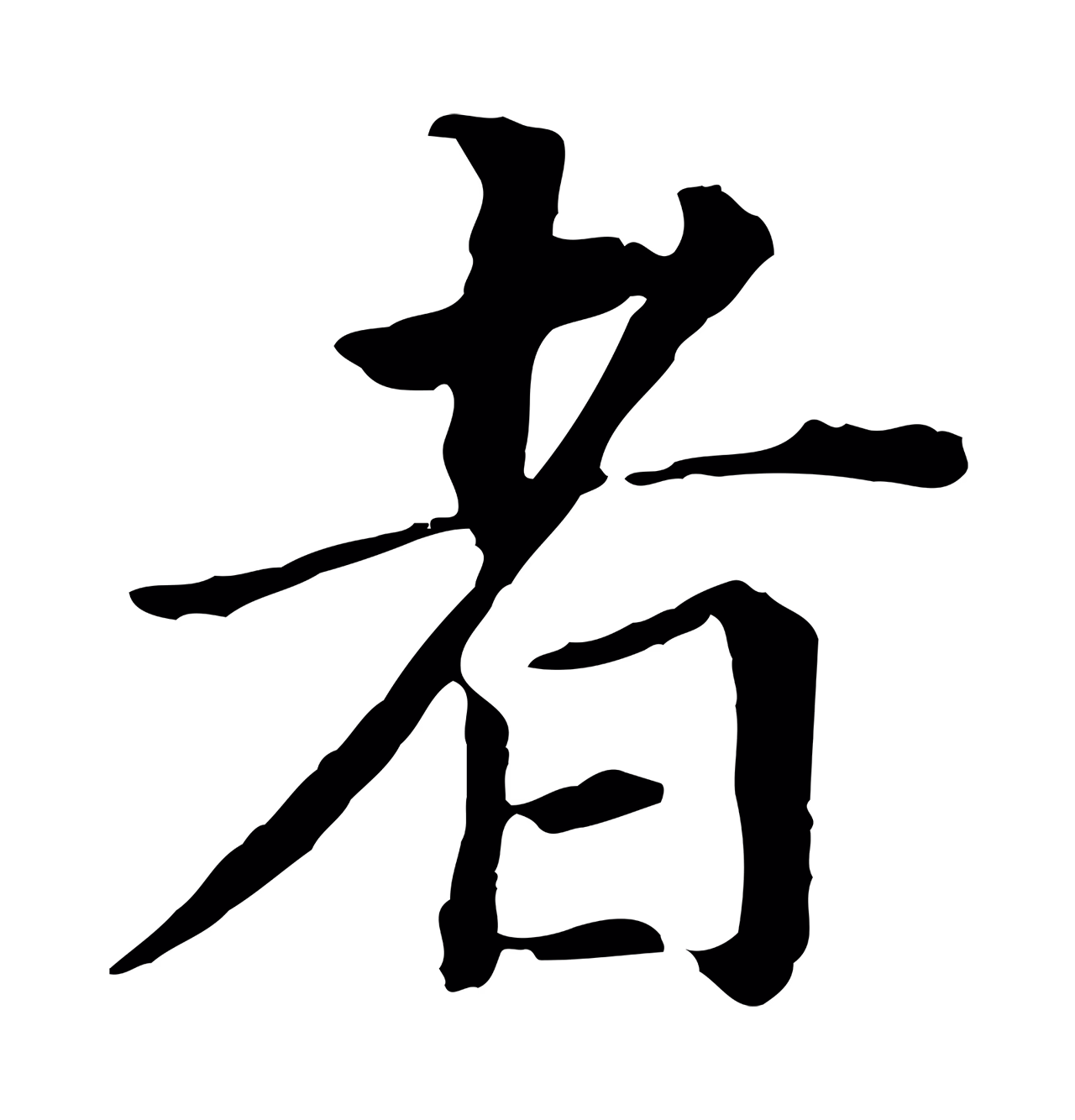 董其昌「者」字书法图片