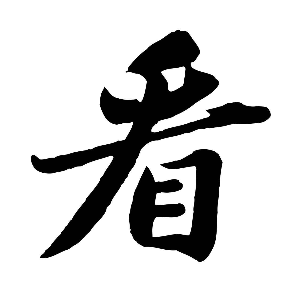 苏轼「看」字书法图片