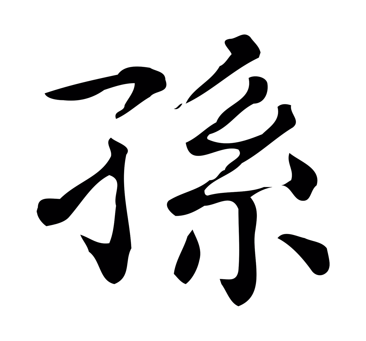 文徵明「孫」字书法图片