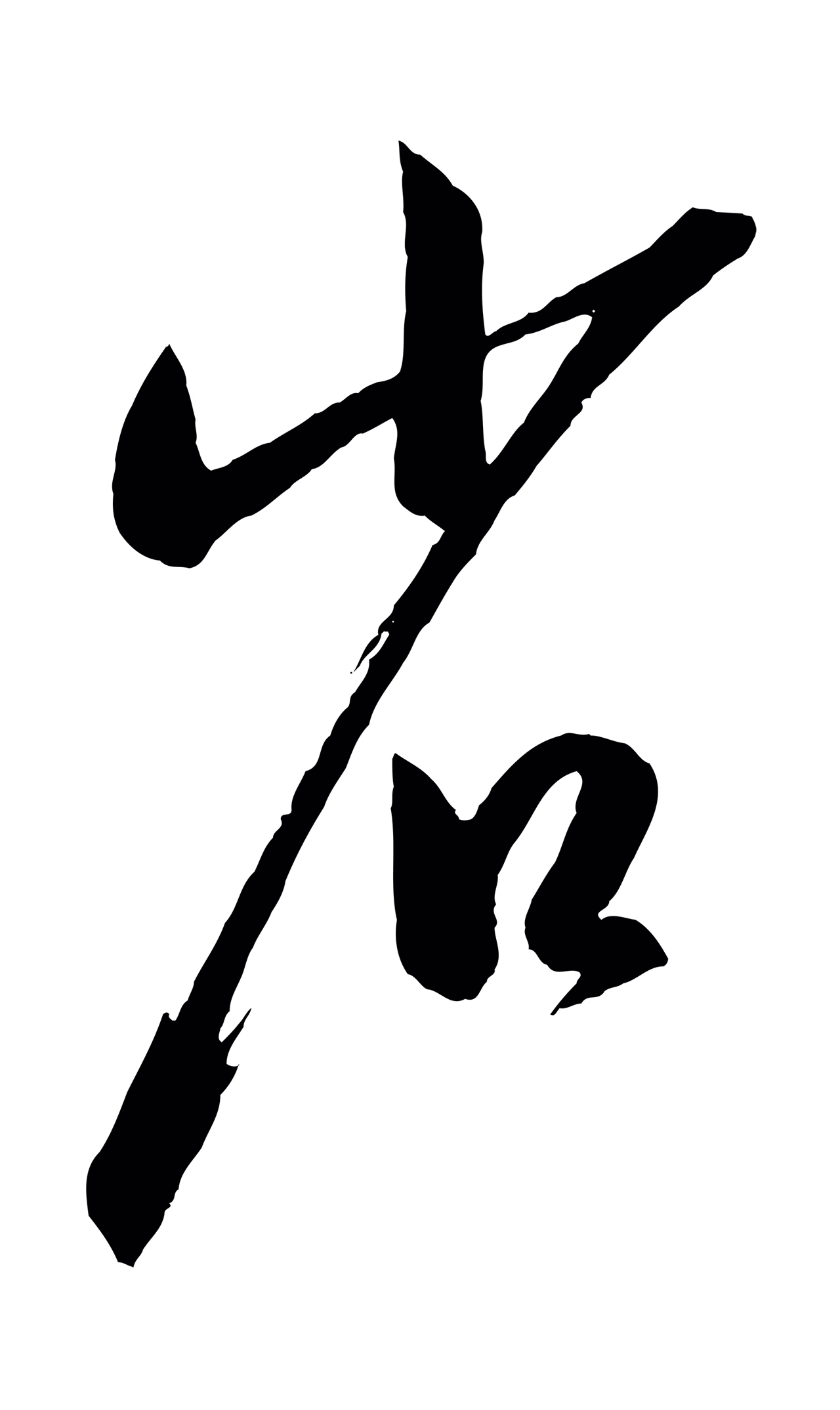 王羲之「省」字书法图片
