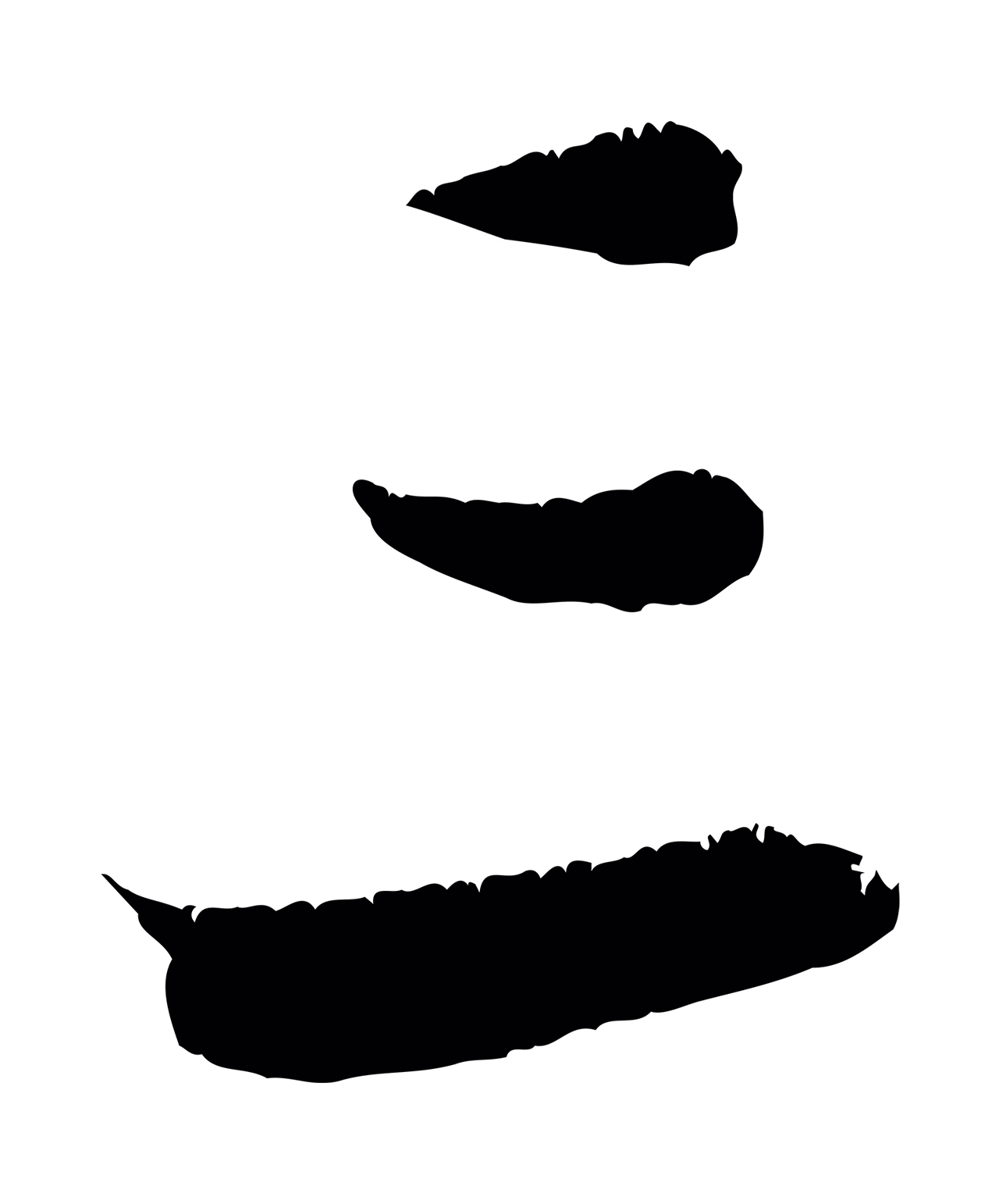 米芾「三」字书法图片
