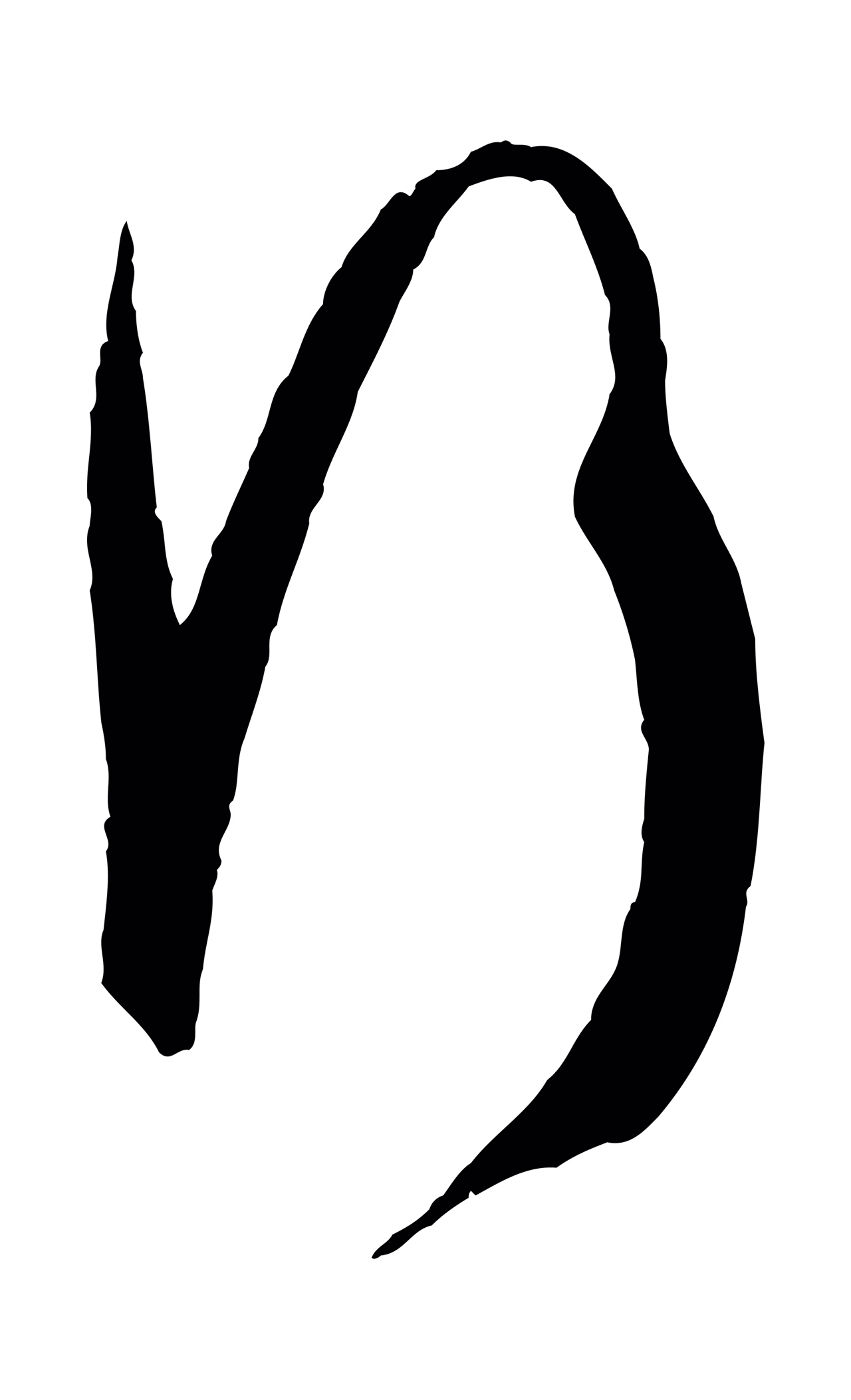 孙过庭「行」字书法图片