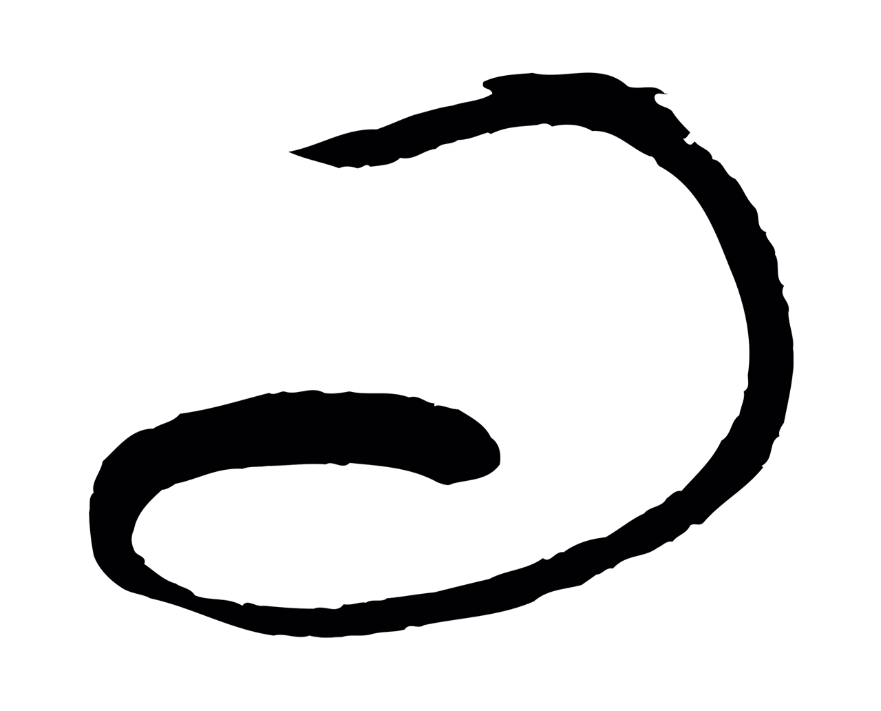 康里巎巎「問」字书法图片