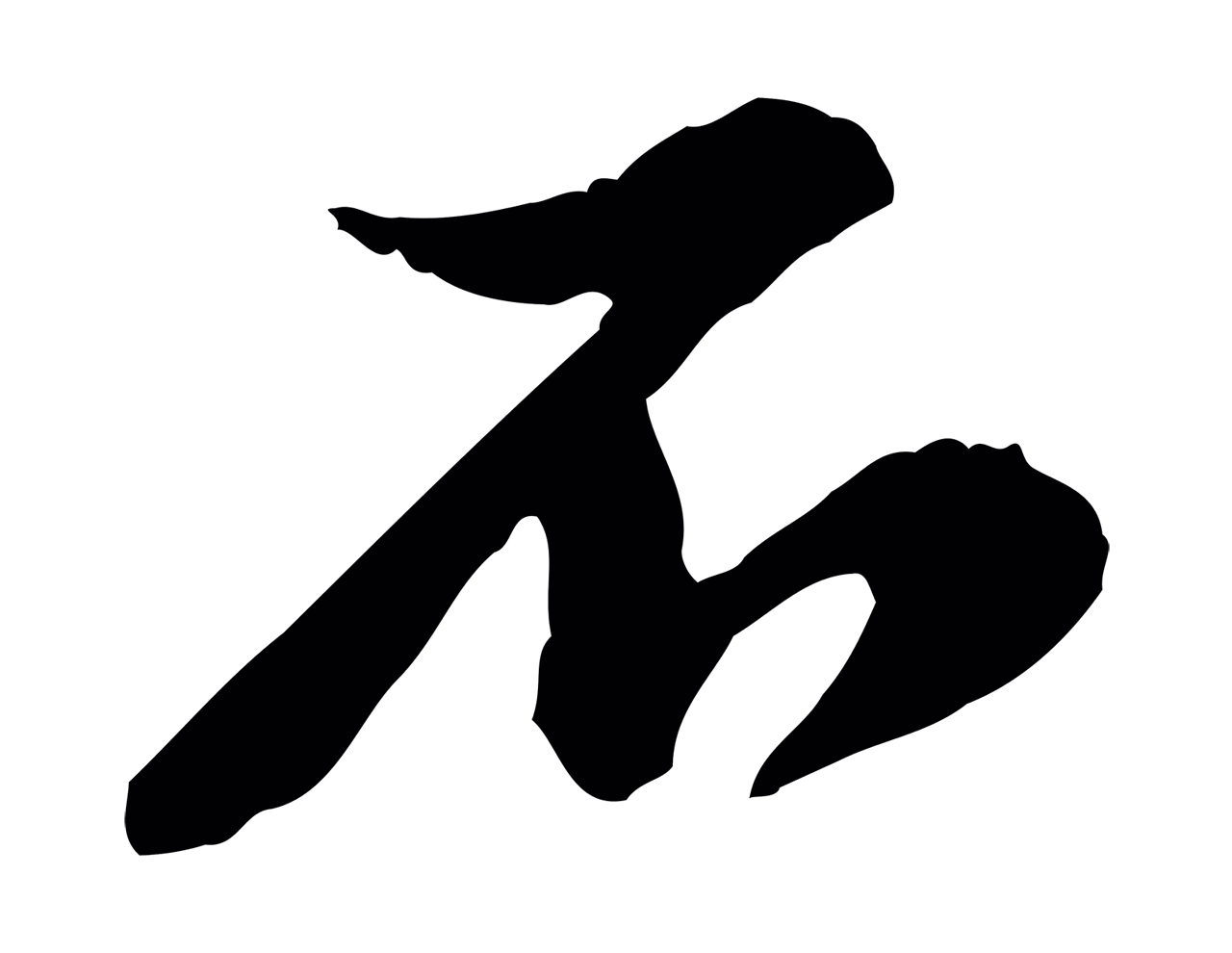黄庭坚「不」字书法图片