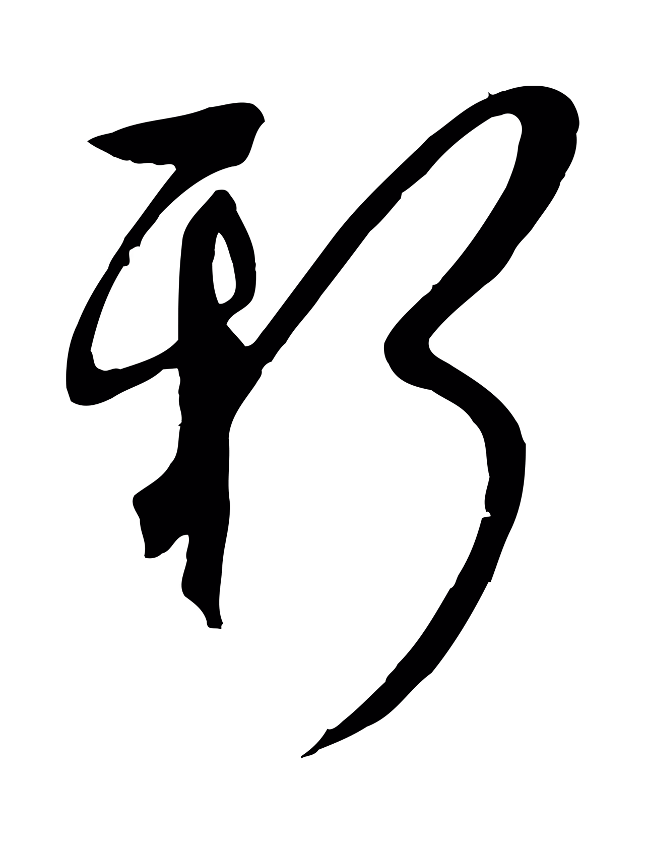 张弼「新」字书法图片