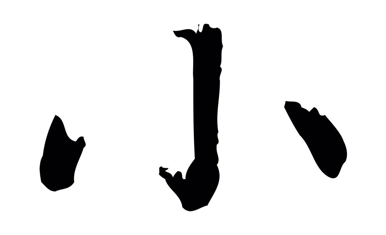 赵孟頫「小」字书法图片