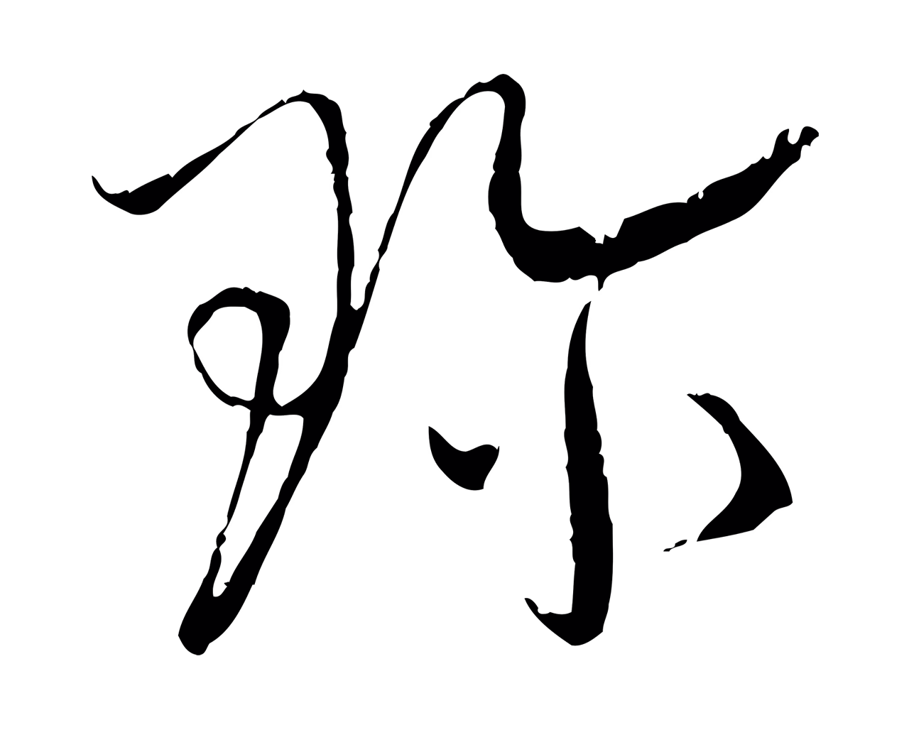 蔡襄「珍」字书法图片