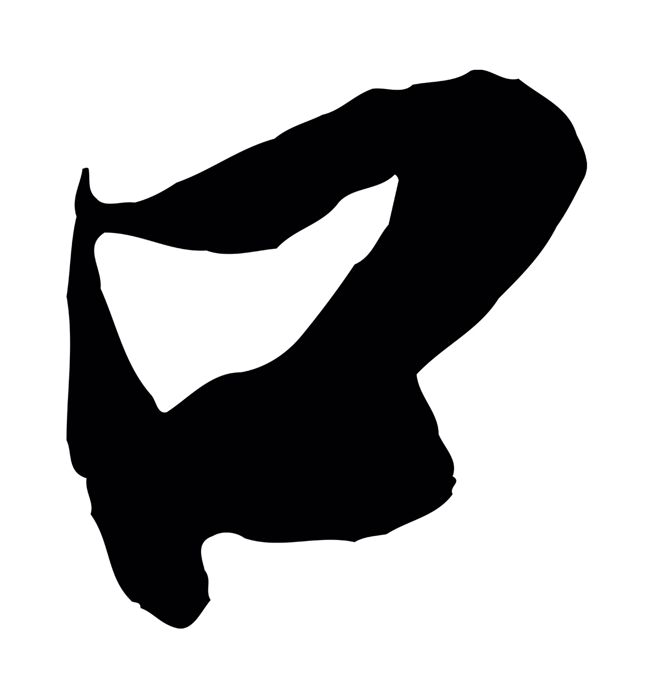 鲜于枢「口」字书法图片