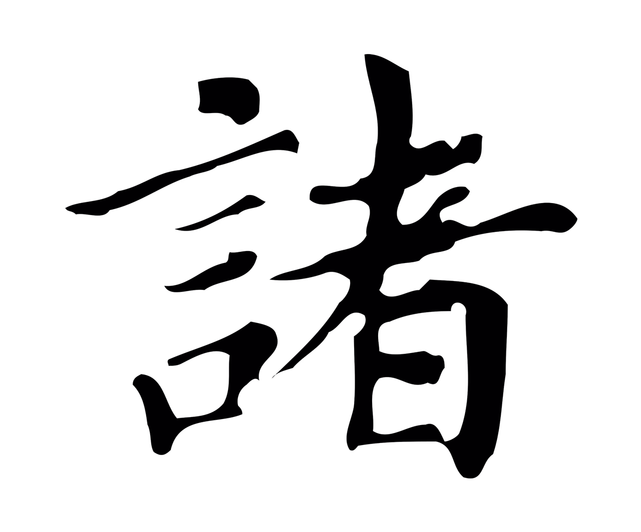 董其昌「諸」字书法图片