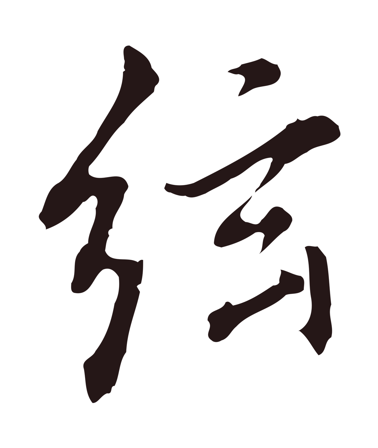 董其昌「弦」字书法图片