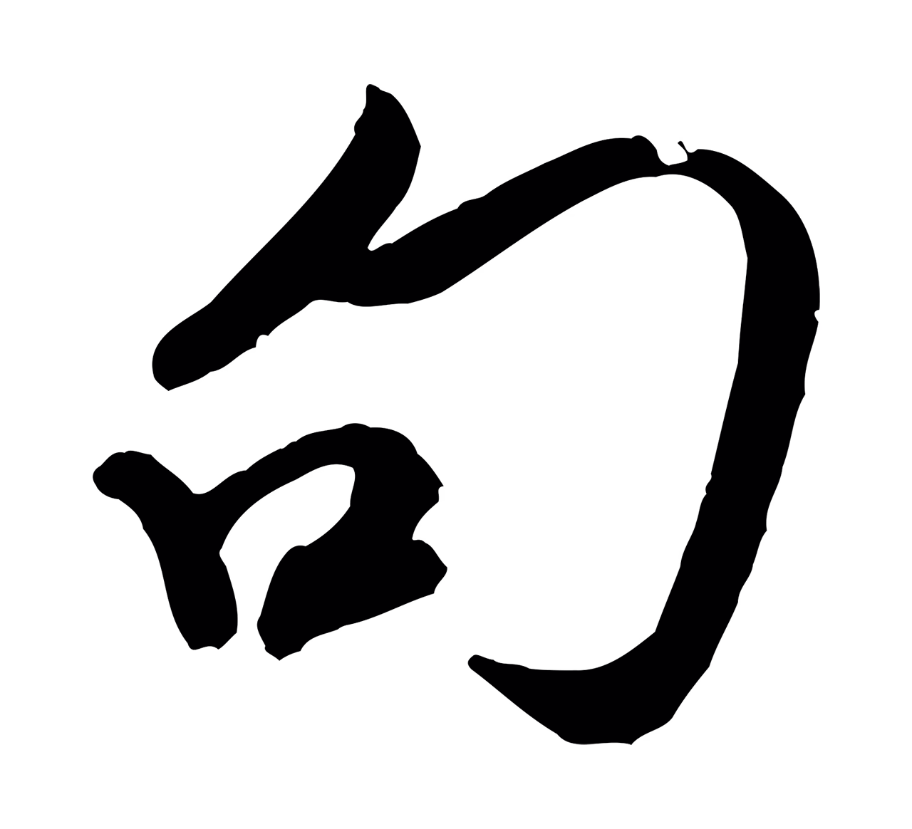 米芾「句」字书法图片