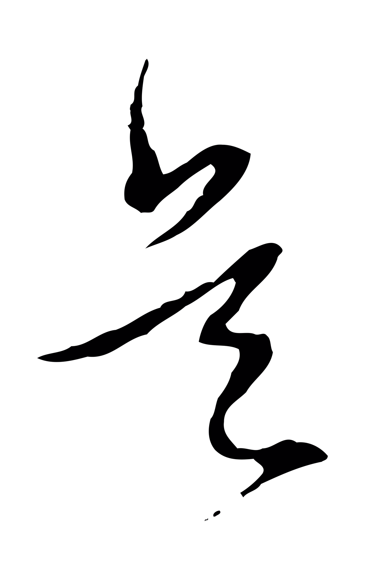 董其昌「是」字书法图片