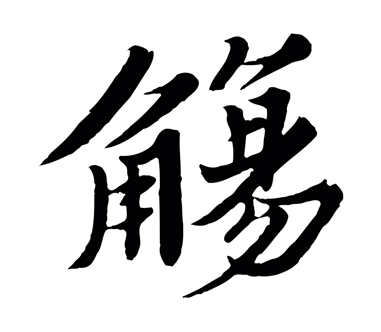 苏轼「觴」字书法图片