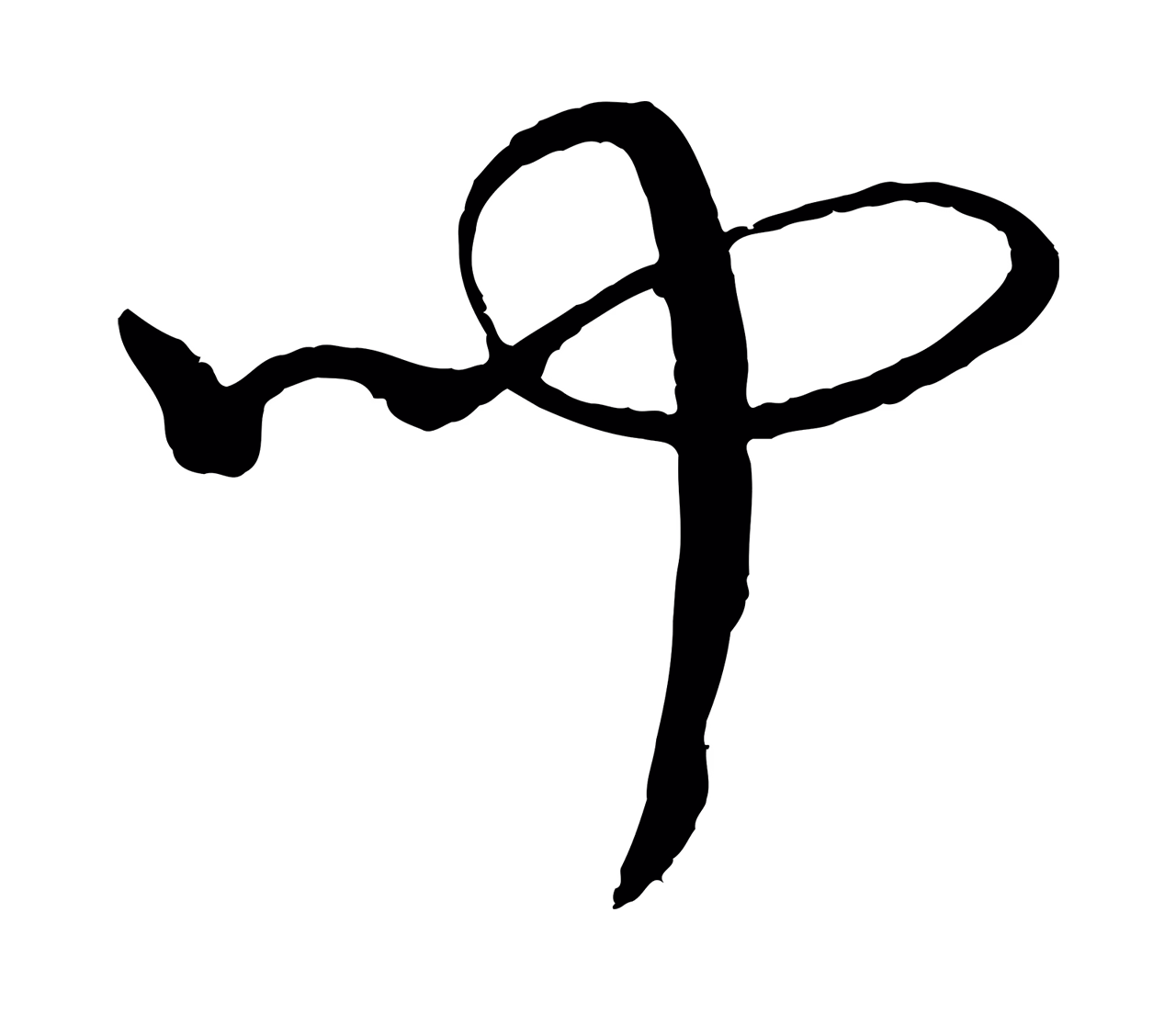 康里巎巎「聞」字书法图片