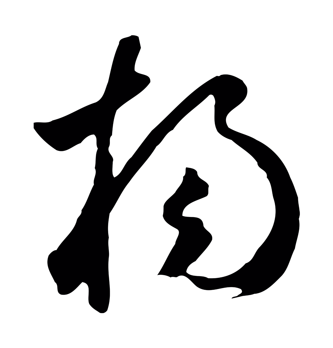 鲜于枢「楊」字书法图片