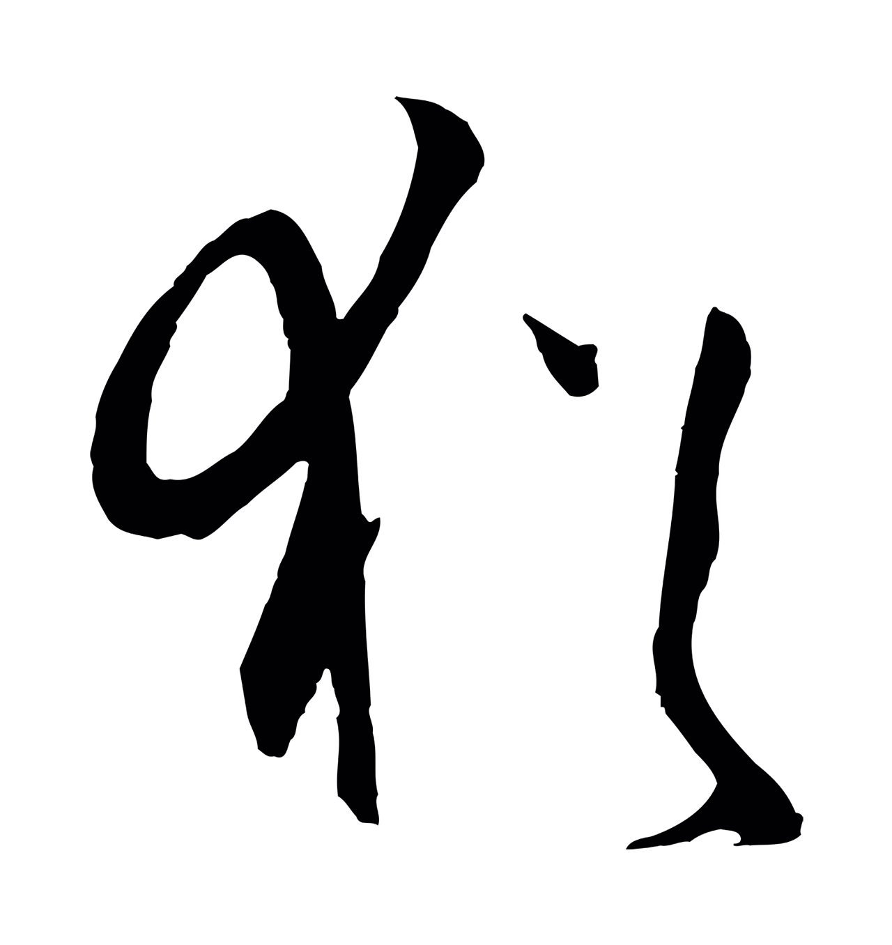 孙过庭「猶」字书法图片