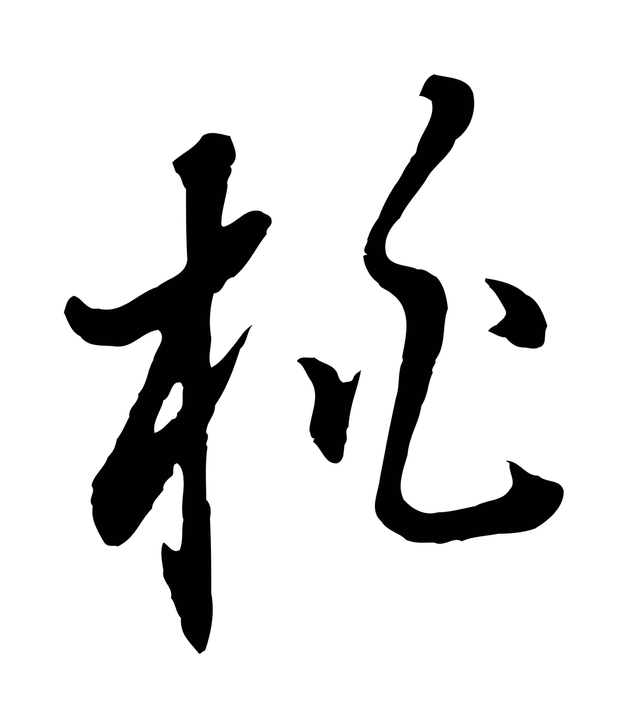 董其昌「桃」字书法图片