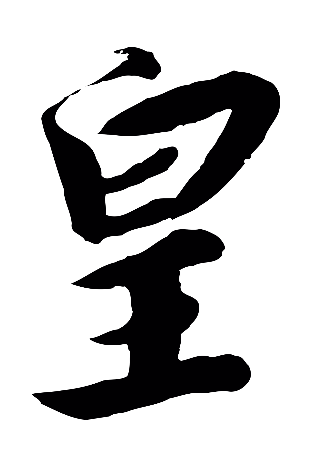 赵构「皇」字书法图片