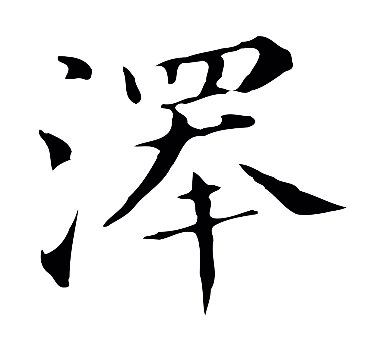 董其昌「澤」字书法图片