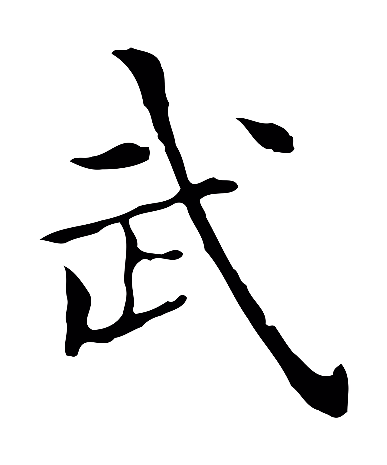黄庭坚「武」字书法图片