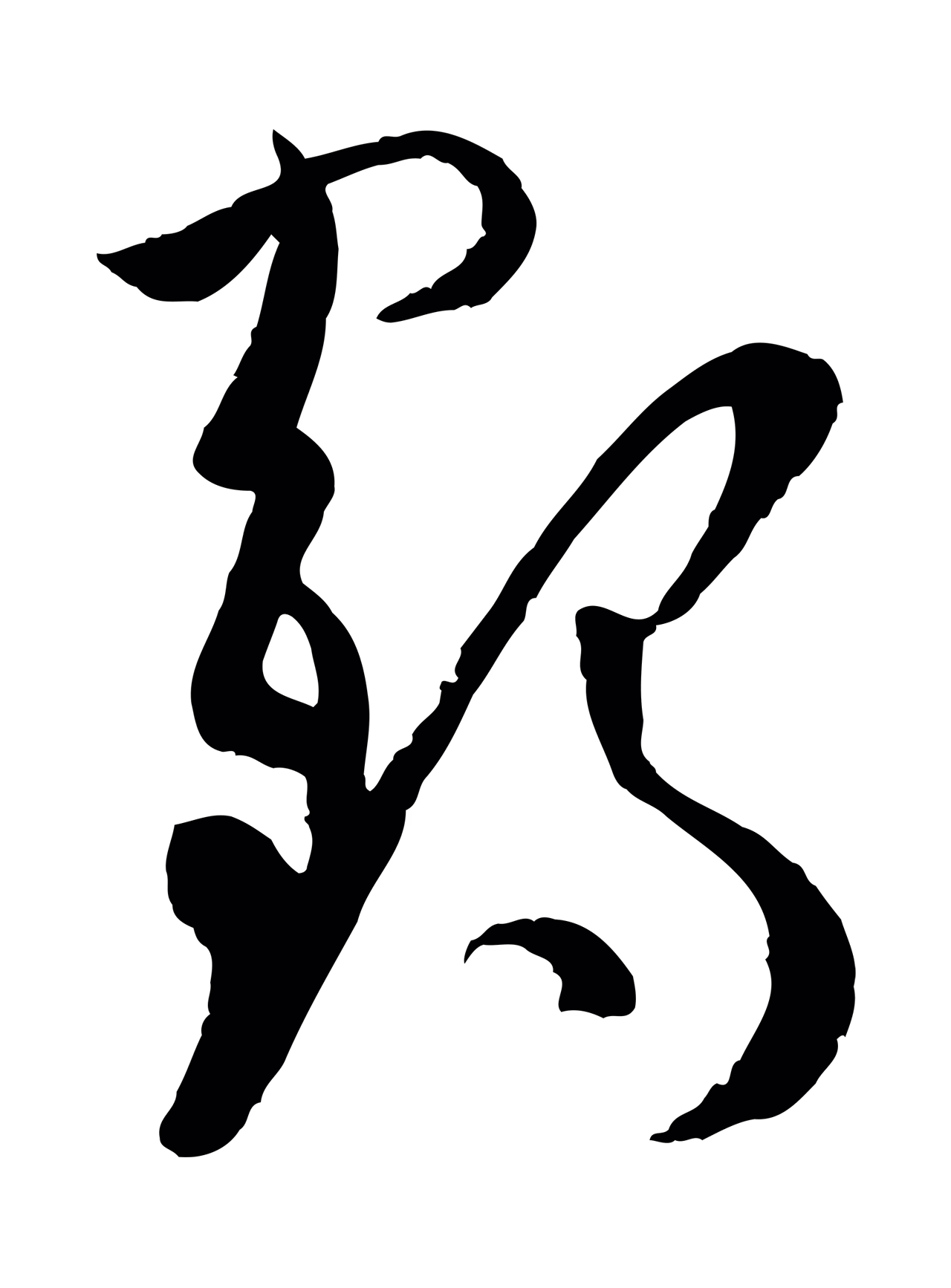 孙过庭「鶴」字书法图片
