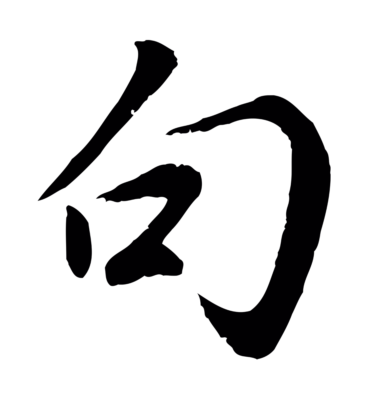 董其昌「句」字书法图片
