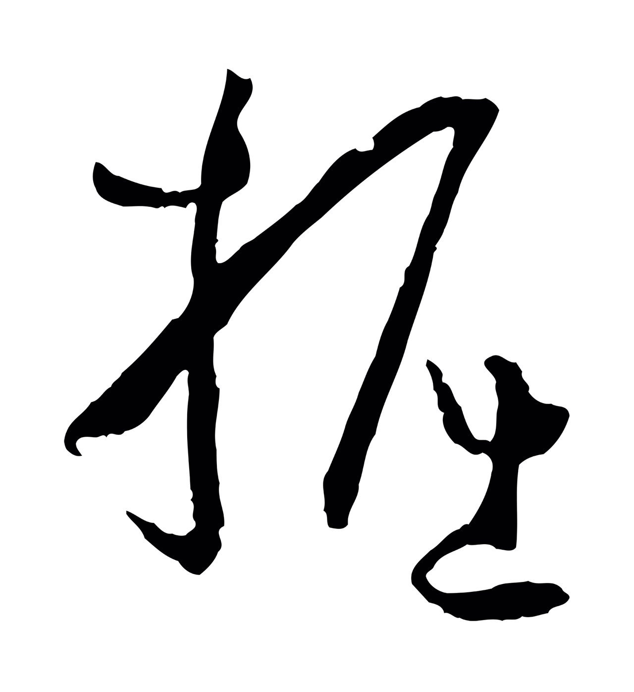 孙过庭「掘」字书法图片