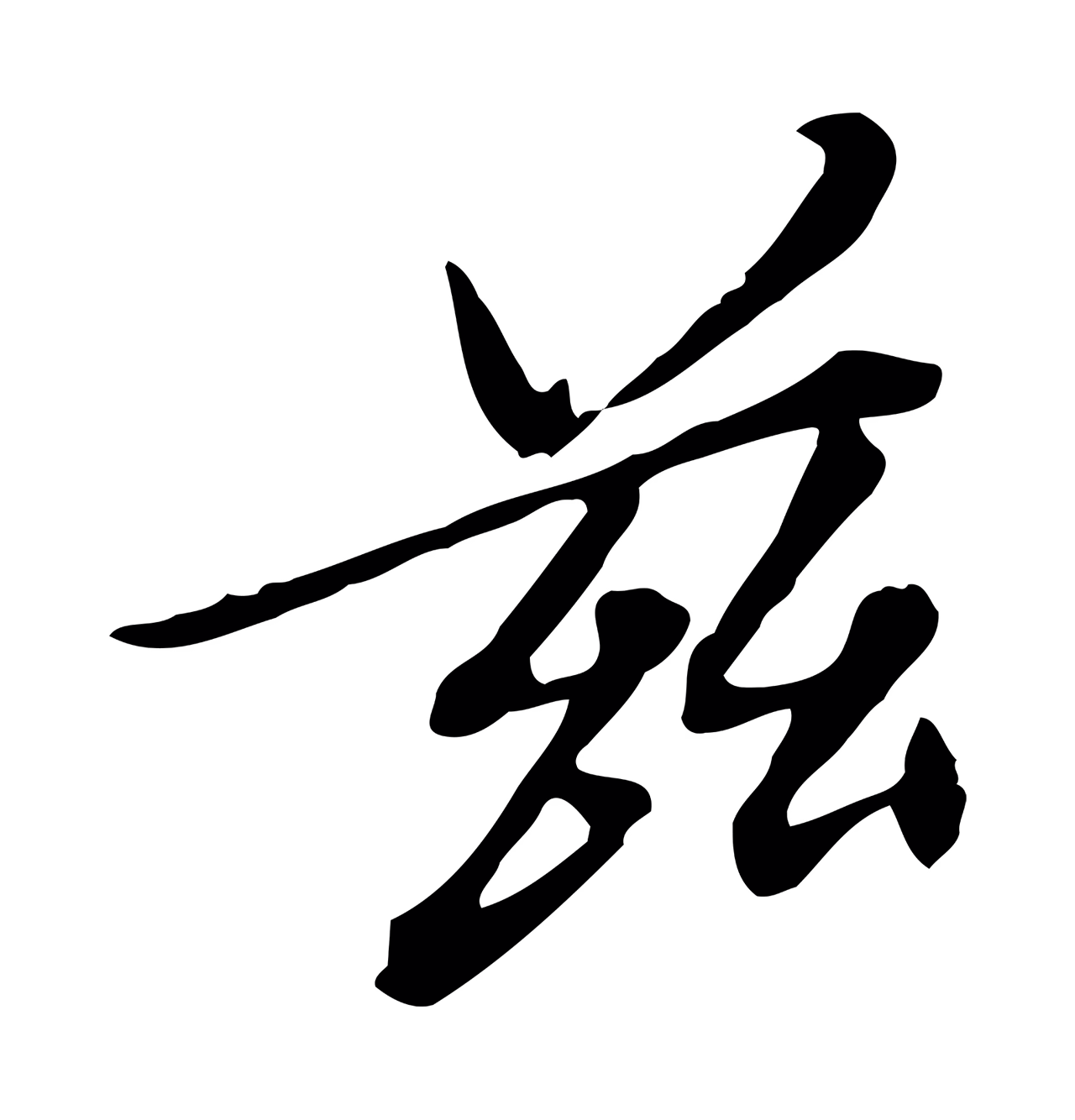 徐守和「茲」字书法图片