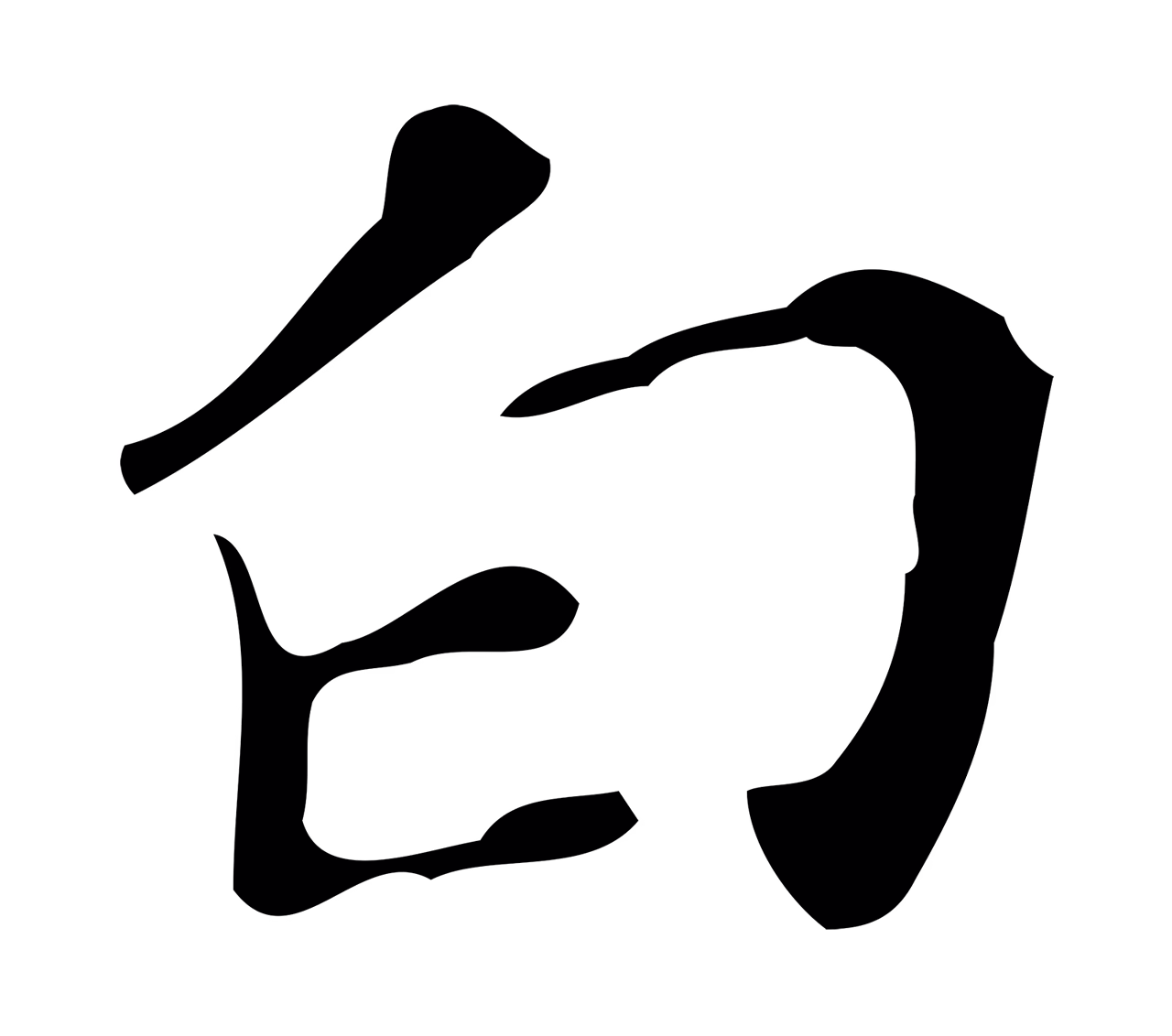 徐守和「白」字书法图片