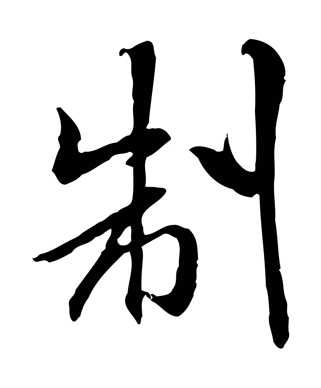 米芾「制」字书法图片