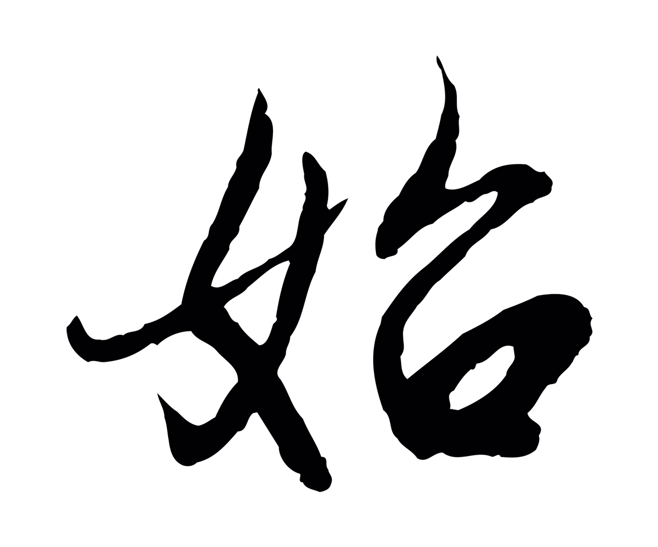 赵孟頫「始」字书法图片