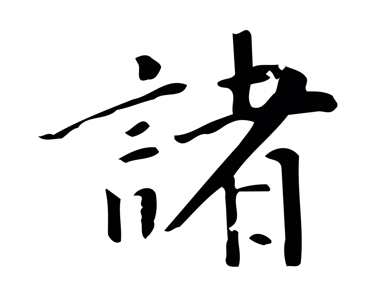董其昌「諸」字书法图片