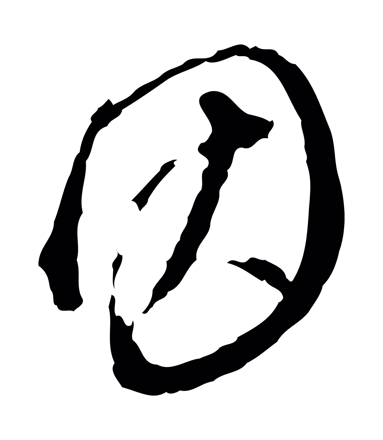董其昌「因」字书法图片
