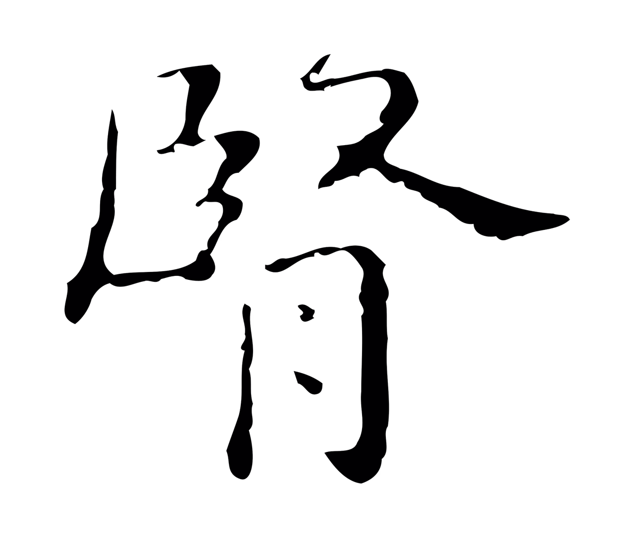 祝允明「腎」字书法图片