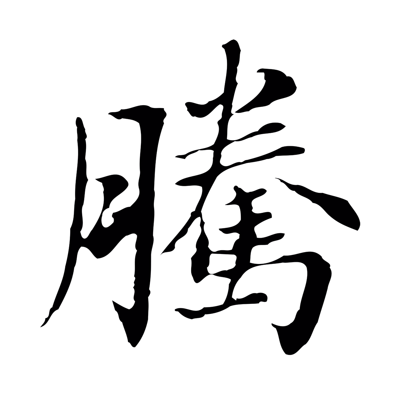 董其昌「騰」字书法图片