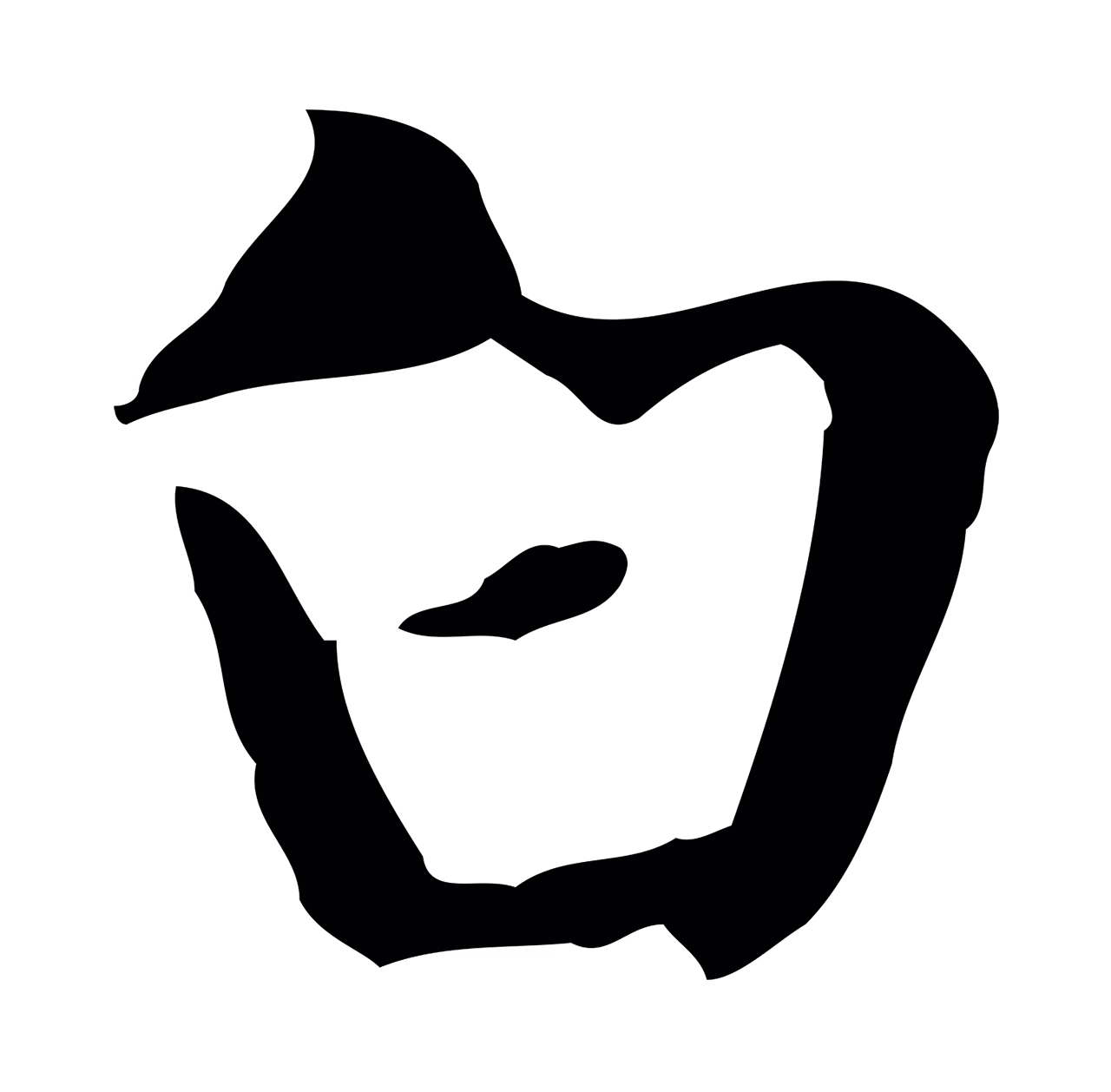 赵孟頫「白」字书法图片
