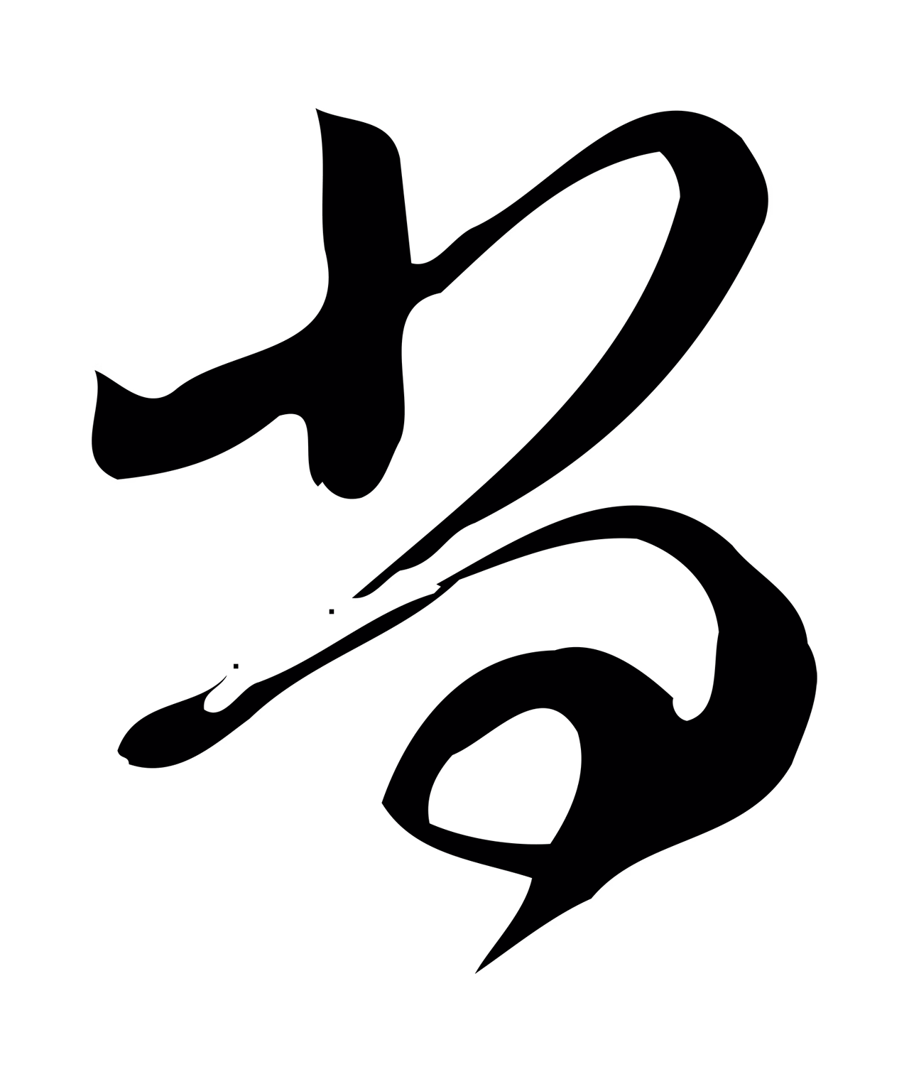 赵孟頫「尚」字书法图片
