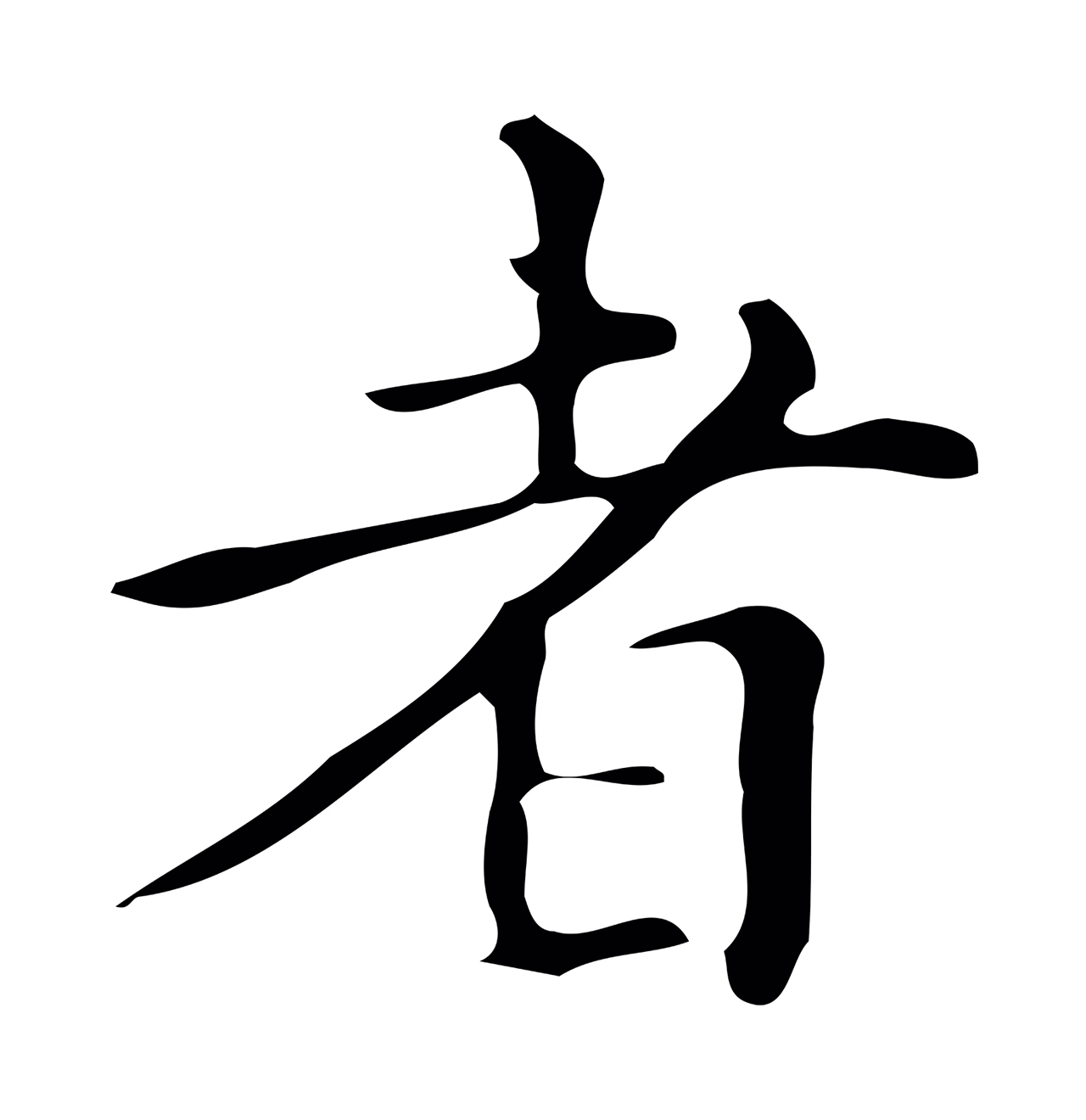 文徵明「者」字书法图片